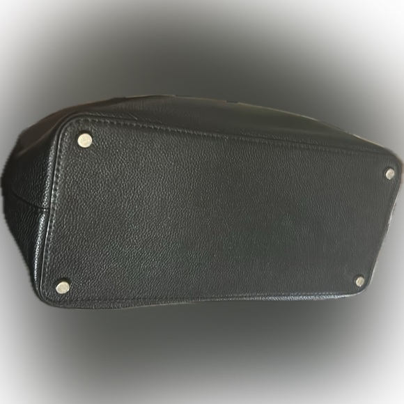 KATE SPADE Larchmont Ave,Evangelie SATCHEL BLACK PEBBLE LEATHER,gold hardware - Picture 11 of 17